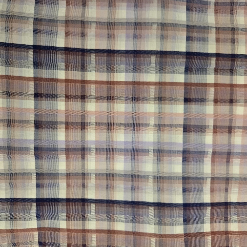 Allen Edmonds Lilac White Plaid Button Down 100% Cotton Men's Shirt Size XXL 2XL - Picture 8 of 13
